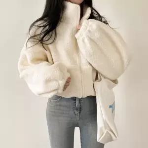 여자 가을 후리스 점퍼 집업 겨울 뽀글이 플리스 숏루즈핏양털