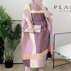 [플라라]플라라 (77까지)그레이프플리츠원피스_PK2MOP061C