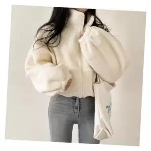 JS 숏루즈핏양털집업 후리스 플리스 점퍼 집업 뽀글이