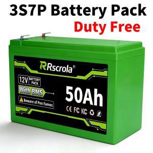 12V 50000mAh 18650 충전식 리튬 이온 배터리 3S4P 포함 분무기  자동차 저울 출입 통제용