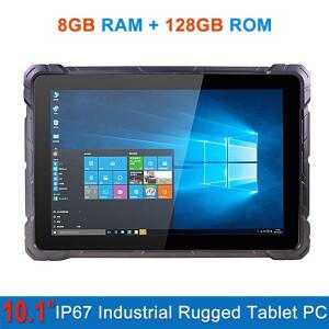 RUGLINE 8GB RAM 128GB IP67 산업용 러기드 윈도우 10 프로 태블릿 PC Win10 인텔 N4120 10.1인치 HD WiFi
