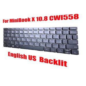 MiniBook X CWI558용 Chuwi용 노트북 키보드 영어 미국식 검정색 백라이트 포함 새 제품