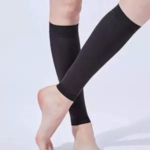예쁜 다리 부은 종아리 위한 수면 압박 밴드 압박보정스타킹 블랙 yhA8D7D