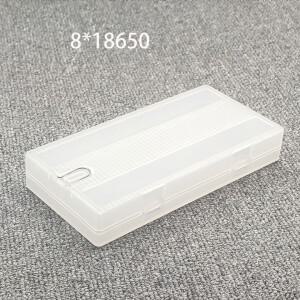 2/4/8 슬롯 18650 배터리 보관함 정리함 하드 케이스 홀더 충전식 보조베터리 플라스틱 투명