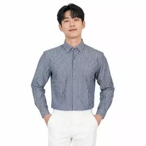 남성 오피스룩 세로줄무늬 긴소매 셔츠 ON-SHA-QWFPF0Q8