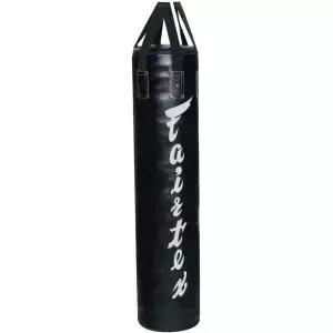Fairtex HB6 바나나 헤비백 무에타이 MMA 킥복싱 복싱 펀칭백 찢어지지 않는 안감이 있는 풀 길이 합성