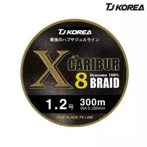 TJ코리아 엑스칼리버 코팅8합사줄 300m 합사줄 pe라인 합사