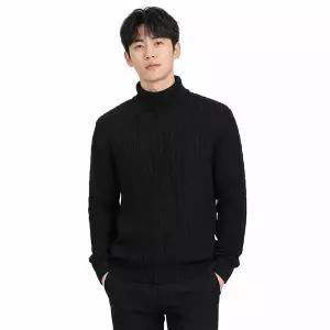 리미드 남성 꽈배기 터틀넥 겨울 니트 ON-KNK-QWFNXYN1