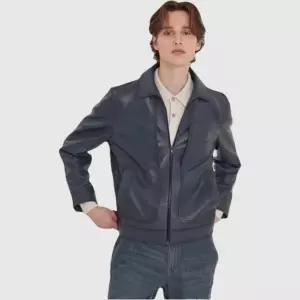 [롯데백화점]웰메이드 프리미엄 오일브러쉬 양가죽 블루종자켓 3종택 1  MIEJN5F8111외