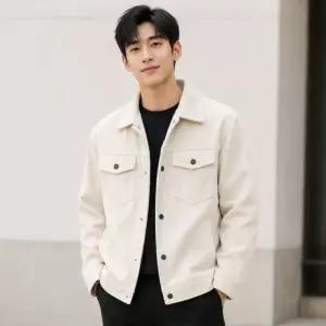 남성 봄가을 코듀로이 자켓 카라 캐주얼 데일리 아우터