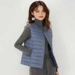 6컬러 여성용 오리털 경량 패딩조끼 패딩베스트