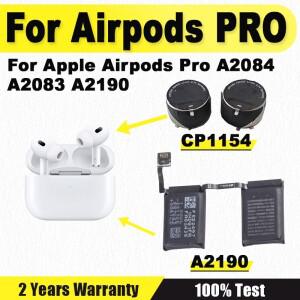 CP1154 3.7V Apple Airpods PRO A2084 A2190 pro air pods 교체 배터리 Batteria + 도구 용