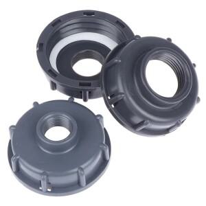 내구성이 뛰어난 IBC 탱크 피팅 S60X6 굵은 나사산 캡 60mm 암나사 - 1/2,3/4,1 어댑터 커넥터