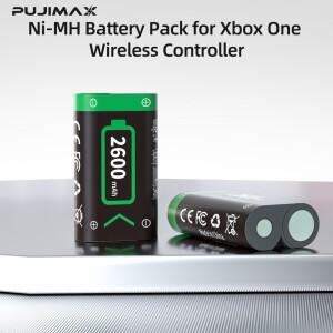 PUJIMAX 2600mAh 디지털 배터리 (Xbox-2600용) + USB 충전기 (Xbox One/Xbox Series X/Xbox One Elite용)