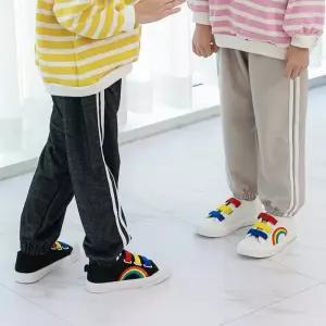 유아 아동 외출복 검정 바지 조카 이무 선 봄가을긴