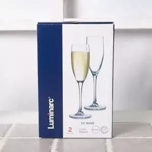 샴페인잔 유리잔 와인잔 쏘 와인용품 루미낙 2p 160ml