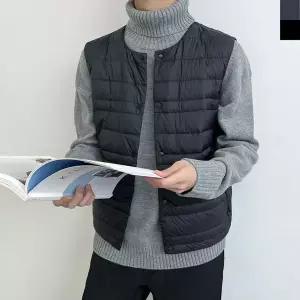 [하프클럽/]2L-OTT JW2000 남자경량패딩조끼-투웨이넥라인