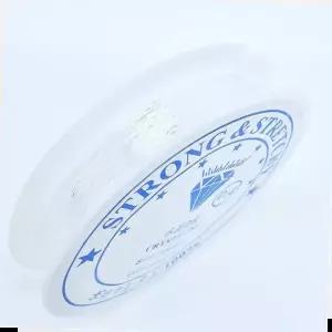 공예실 비즈 공예 투명 우레탄 줄 0.4mm