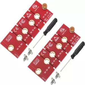 PATIKIL M2 NVME SSD 확장 어댑터 카드 전송 2230 2242 2260 2280 2개 M.2 가정용 사무실 인터넷 카페용