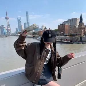 페이크 레더자켓 여성 가죽점퍼 간절기 오버핏 2컬러