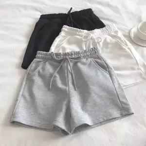 여자 데일리 허리 밴딩 기본 무지 짧은 반바지