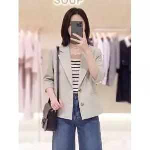 [롯데백화점]SOUP 간절기  7부소매 자켓  SC4JK90