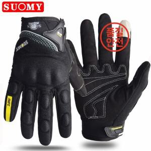 Suomy 오토바이 장갑 터치 스크린 통기성 Guantes 모토 레이싱 여름 봄 남성 Luva Moto DH