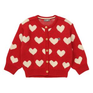 [AK분당점] [블루독베이비] (RD)러블리하트가디건 46C19-200-02