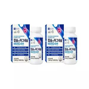 종근당건강 칼슘 앤 마그네슘 비타민D 아연 1000mg 180정 X 2개