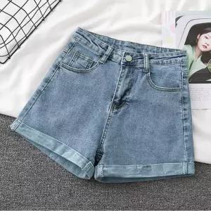 핫팬츠 숏팬츠 하이웨스트 여름 여성 3 청반바지 데님