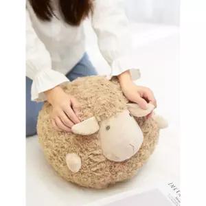 양 인형 쿠션 가을 침대 소품 소파쿠션 원형 겨울 거실