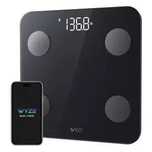 Wyze 척도 S 체중계 체 B 근육 를 위 분석기 배터리 블루투스 400파운드 블랙