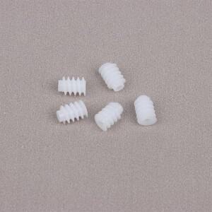 5Pcs M0.4 플라스틱 웜 2.0mm 전동 샤프트 용 전기 교체 부품 원격 제어 장난감