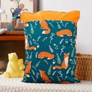 Elinfant 30X40CM 휴대용 습식 건식 가방 패션 프린트 방수 기저귀 해변 수영장 체육관 용 다목적 보관