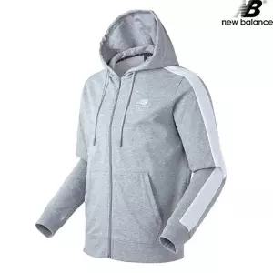 뉴발란스 NBMDA24013-GR 트랙 후드집업 남녀공용 후드티