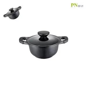 PN풍년 펄블랙주물IH 양수냄비 22cm 인덕션냄비 통주물냄비 모던냄비 세라믹코팅냄