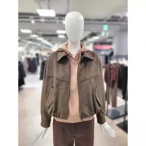 한정수량 씨씨콜렉트 스웨이드 밑단 밴딩 자켓 E264PSF156 2842867
