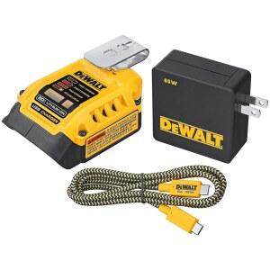 DEWALT 배터리 충전기 및 USB 월 충전 키트(DCB0944K)