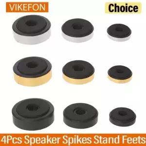 VIKEFON 4Pcs 스피커 스파이크 스탠드 피트 오디오 액티브 수리 부품 액세서리 홈 시어터 사운드 시스템 용