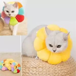 고양이 목 보호대 부드러운 소프트 쿠션 고양이 넥 카라 긁음 방지 환묘복 회복복 관리 장비 용품