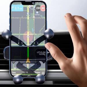 호환 중력식 차량용 핸드폰 거치대, 에어벤트형, 4.7-7인치 휴대폰 GPS 클립형, 충격 방지, 범용, 신제품