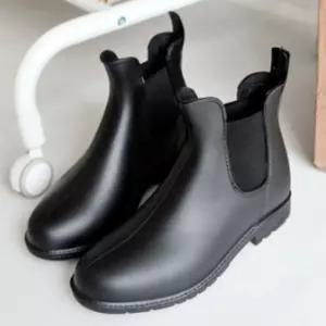 레인부츠 첼시 비오는날 장화 패션슈즈 방수신발 통굽워커 슈즈 스니커즈 패션 여성 운동화 레인 신발 힐