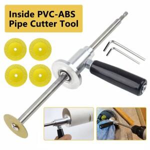 PVC 파이프 커터용 내부 커터, 다이아몬드 그릿 절단 휠과 핸들이 있는 스테인리스 스틸 배관 도구