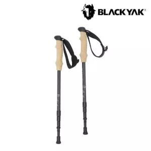블랙야크 정상남여공용 사계절 등산스틱 4단카본SET스틱c120B 2BYSTXU905 GD 11232