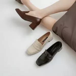 SOVO 로베노 페니 미들힐 5cm