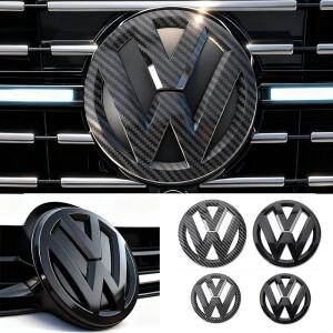 폭스바겐 GTI 골프 MK6 MK7 폴로 파사트 CC 티구안 T-ROC 제타 아르테온용 자동차 로고 프론트 그릴 리어