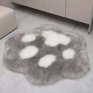 고양이 발바닥 털매트 귀여운 디자인 거실 침실 카페트 사무실 발매트
