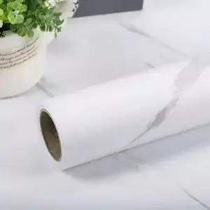매트 주방 벽지 두꺼운 대리석 자체 접착 비닐 필름 롤에 대 한 욕실에 방수 벽 스티커 PVC 홈 장식