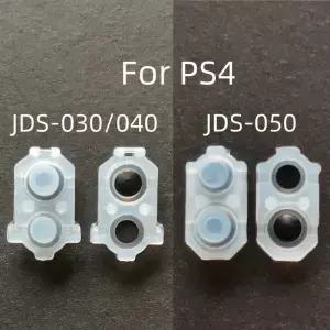 PS4용 전도성 고무 JDS 050 040 030 001 011 L1 R1 L2 R2 실리콘 버튼 패드 100개 소니 플레이스테이션