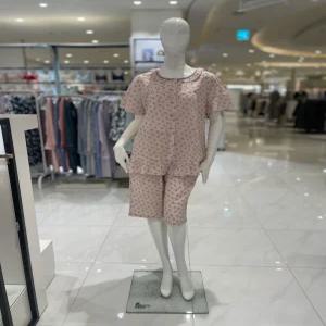 비너스 여름 블루베리 나염 면 레이온 파자마 여성잠옷세트 95 100 VPAS210W 674628
